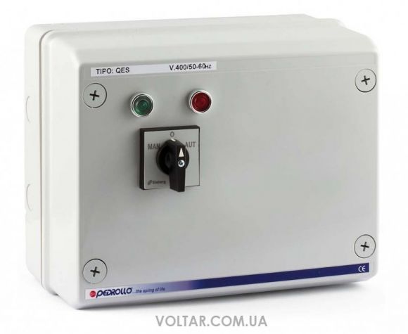 Пульт управления QES 200 для трёхфазных фекальных насосов Pedrollo в Новосибирске 