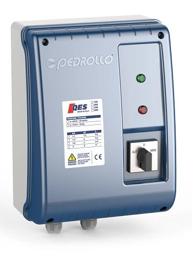 Пульт управления  QES 150 для трёхфазных фекальных насосов Pedrollo в Новосибирске 