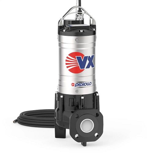 Фекальный четырёхполюсный насос Pedrollo VX4 10/50 в Новосибирске 