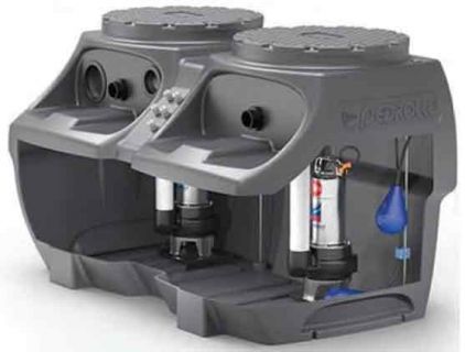 Станция накопления и подъёма сточных вод Pedrollo SAR 550-Dm 20 в Новосибирске 